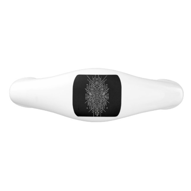 Keramisk Dragkedja Handtag (Framsidan)