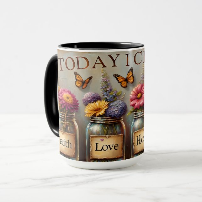 Keramisk Färgad Mugg, idag.. Mugg (Framsida vänster)