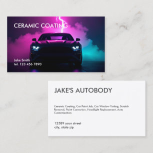 Keramisk Jackande automatisk brödtext Visitkort
