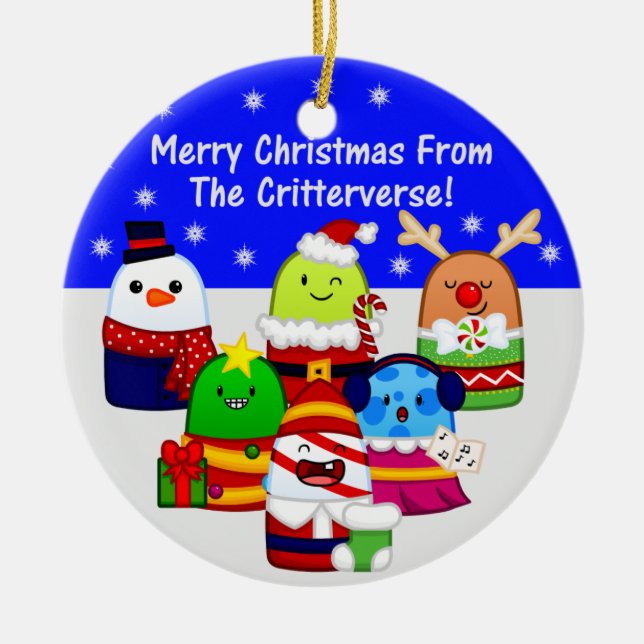 Keramisk julprydnad julgransprydnad keramik (Framsidan)