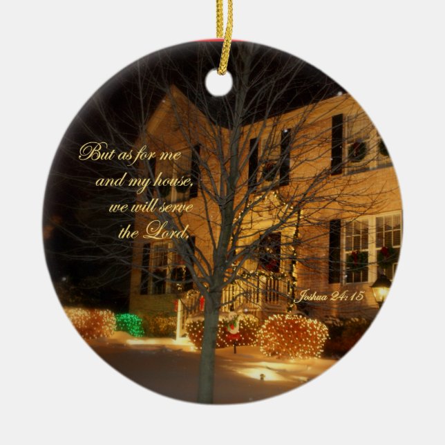 Keramisk julprydnad julgransprydnad keramik (Framsidan)