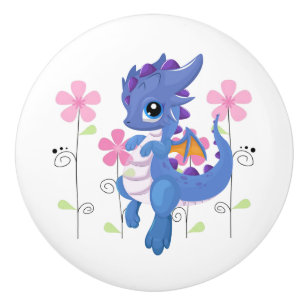 Keramisk kabinett-Knob-Dragon Knopp