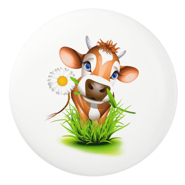 Keramisk kabinett Knopp-Daisy kon Knopp (Framsidan)