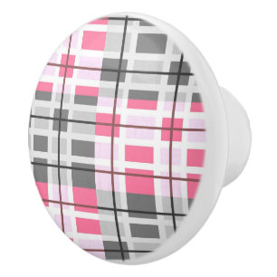 Keramisk kabinett, Rosa och Grått-plagda Knopp