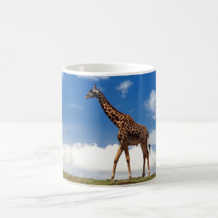 Keramisk kaffe Mugg-Giraffe Kaffemugg