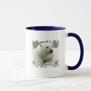 Keramisk kaffemugg för polar björn