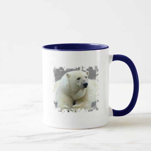 Keramisk kaffemugg för polar björn (Höger)