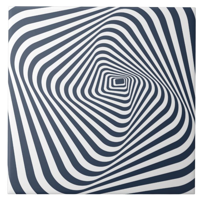 Keramisk kakel - Genom den moderna abstrakta tunne (Framsidan)