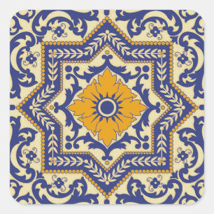 Keramisk klistermärke för orange för Azulejo