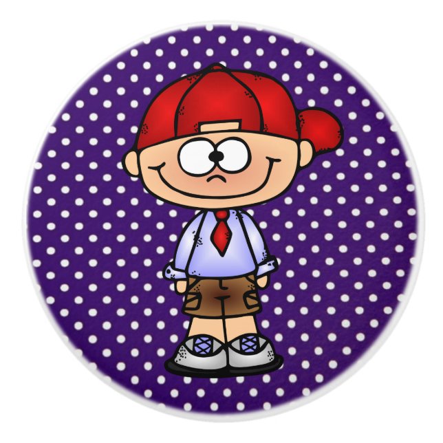 Keramisk knob/Boy Knopp (Framsidan)