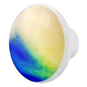 Keramisk knopp av blandat Färg