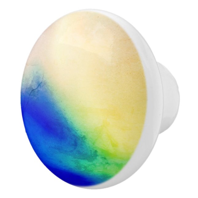 Keramisk knopp av blandat Färg (Höger)