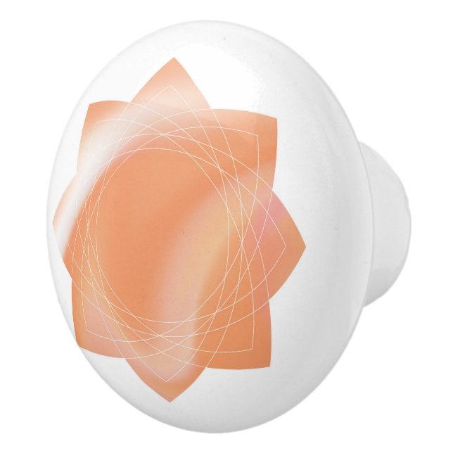 Keramisk knopp av blandat Färg (Höger)