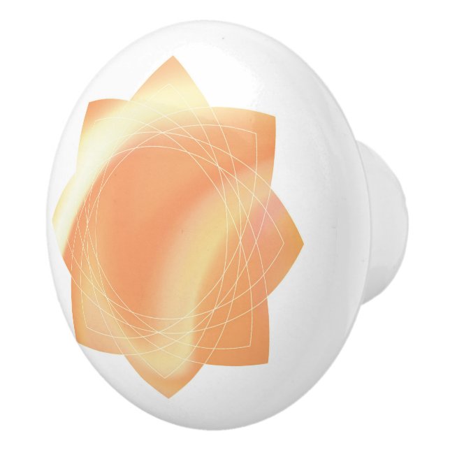 Keramisk knopp av blandat Färg (Höger)