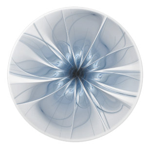 keramisk knopp av fansy fractal-blomma