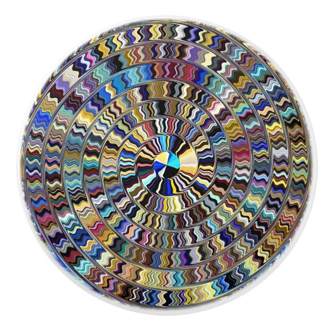 Keramisk knopp av inbyggt Sol-skiva (Framsidan)