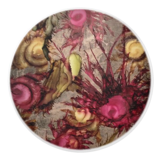 Keramisk knopp för Cranberry (Framsidan)