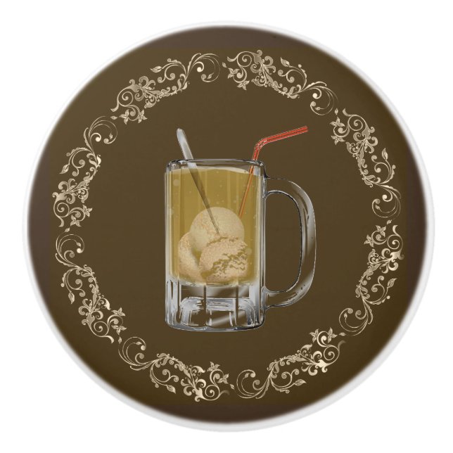 Keramisk knopp för läskedryck smaksatt med (Framsidan)