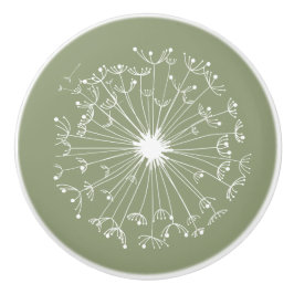 Keramisk knopp för maskros