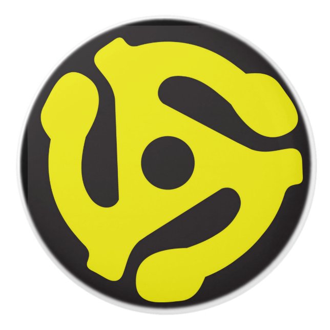 Keramisk knopp för rekord- adapter 45 för (Framsidan)