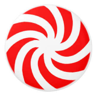 Keramisk knopp för stor pepparmintgodis