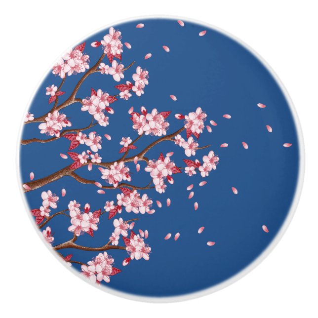 Keramisk knopp från Blommar av Grenar (Framsidan)