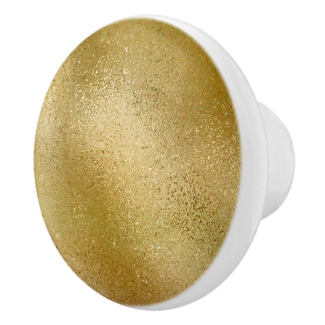 Keramisk knopp från guld, härdat struktur (Höger)