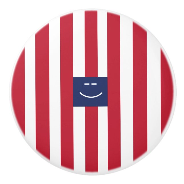 Keramisk knopp i kvadrat (Framsidan)