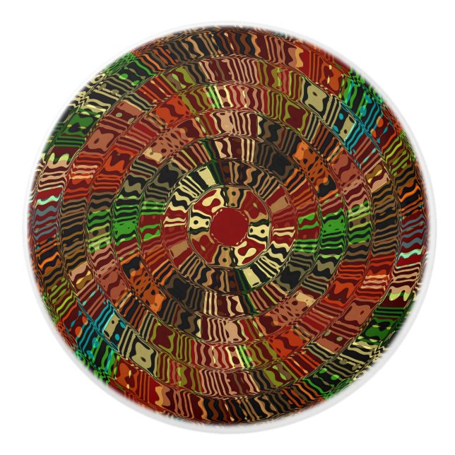 Keramisk knopp i sydvästra Sol (Framsidan)