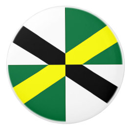 Keramisk knopp med flagga av Monterey, USA