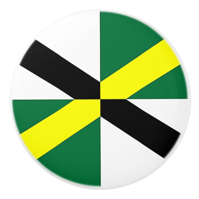 Keramisk knopp med flagga av Monterey, USA (Framsidan)