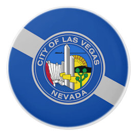 Keramisk knopp med flagga Las Vegas, USA