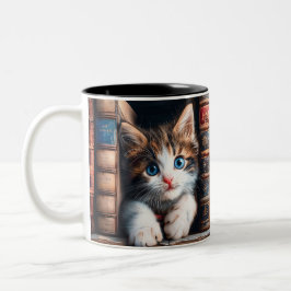 Keramisk kopp för kaffe te kakao | Kattunge med te