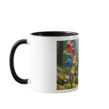 keramisk körsbär kaffemugg