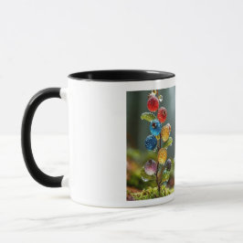 keramisk körsbär kaffemugg