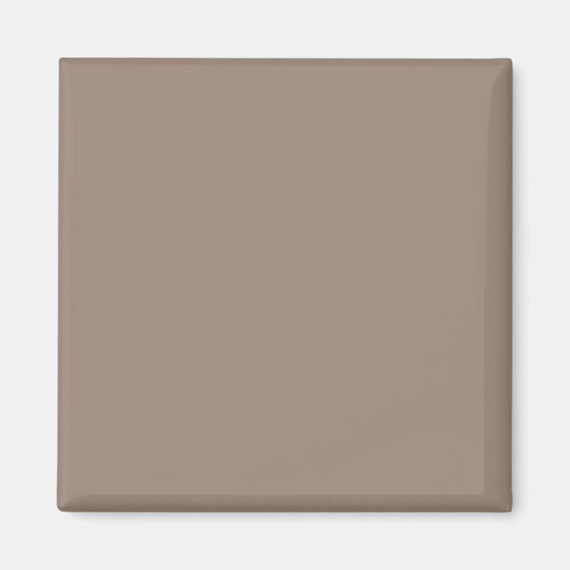 Keramisk Magnet | Minimalistisk Taupe | Elegant Gå (Framsidan)