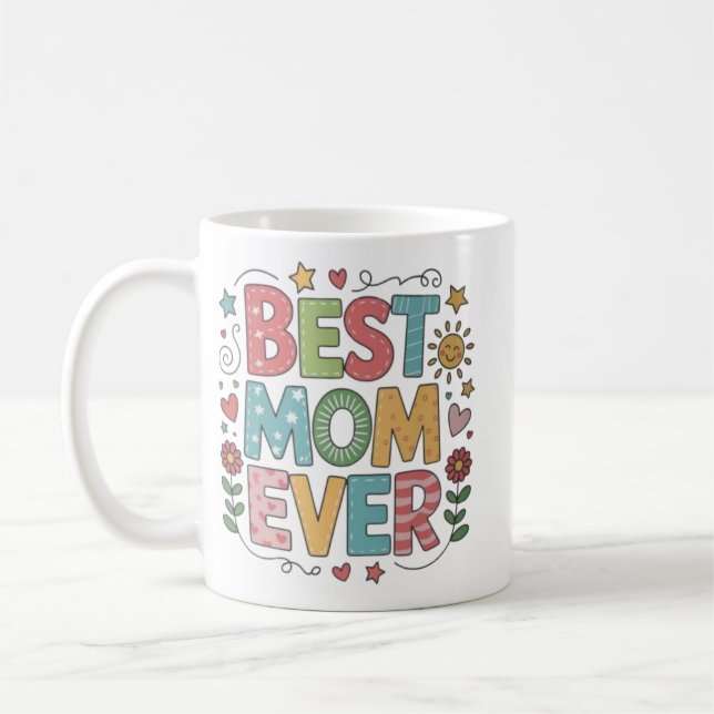 Keramisk mugg, Bästa mamman någonsin kaffekopp (Vänster)