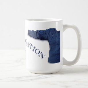 Keramisk mugg för Gansey nation