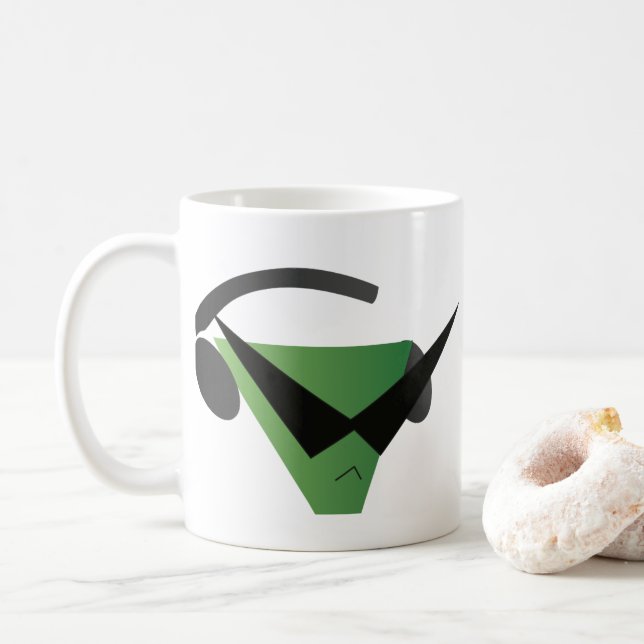 Keramisk mugg för ReeZen klassiker 11oz vid (Med munk)