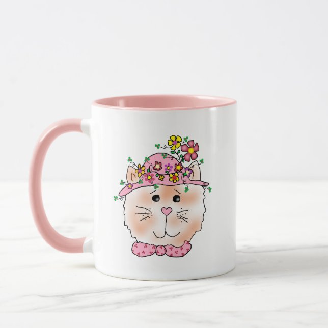 Keramisk Mugg Kitty (Vänster)