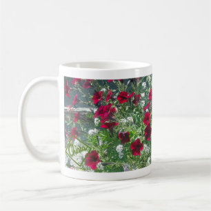 Keramisk mugg med Petunias