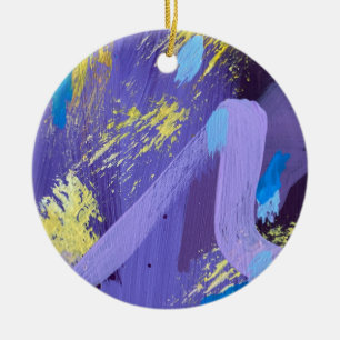 Keramisk Ornament i Sparkler Design