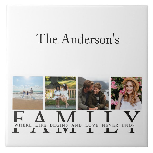 Keramisk panel för familjen kakelplatta (Framsidan)