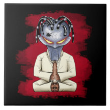 Keramisk panel för namnlistrare