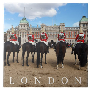 Keramisk panel i London Horse Guards Kakelplatta