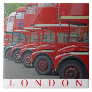Keramisk panel i London Routemasters Kakelplatta