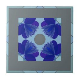 keramisk platta av morokansk blommigt kakelplatta