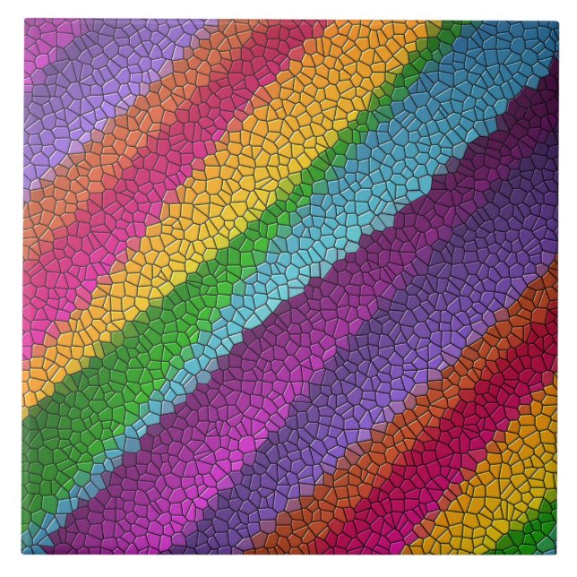 keramisk platta för regnbåge kakelplatta (Framsidan)