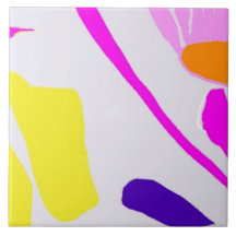 Keramisk platta från Avant-garde stil