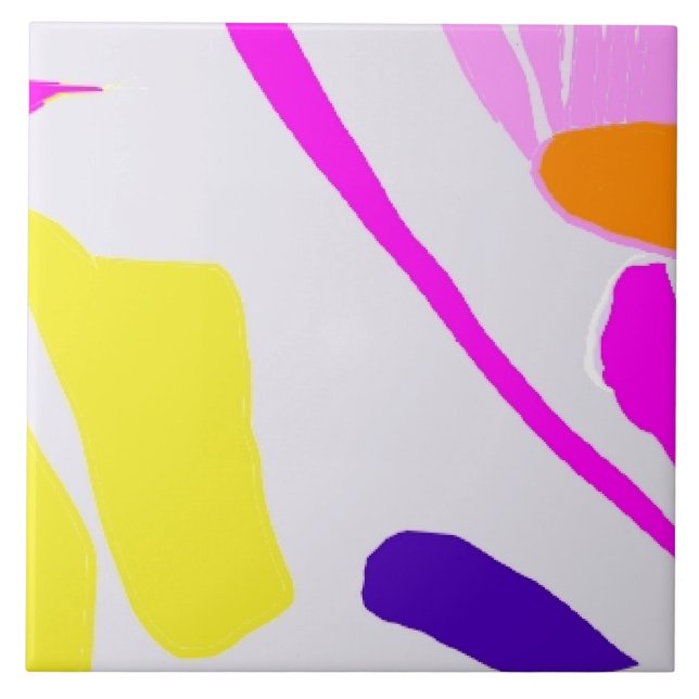 Keramisk platta från Avant-garde stil Kakelplatta (Framsidan)